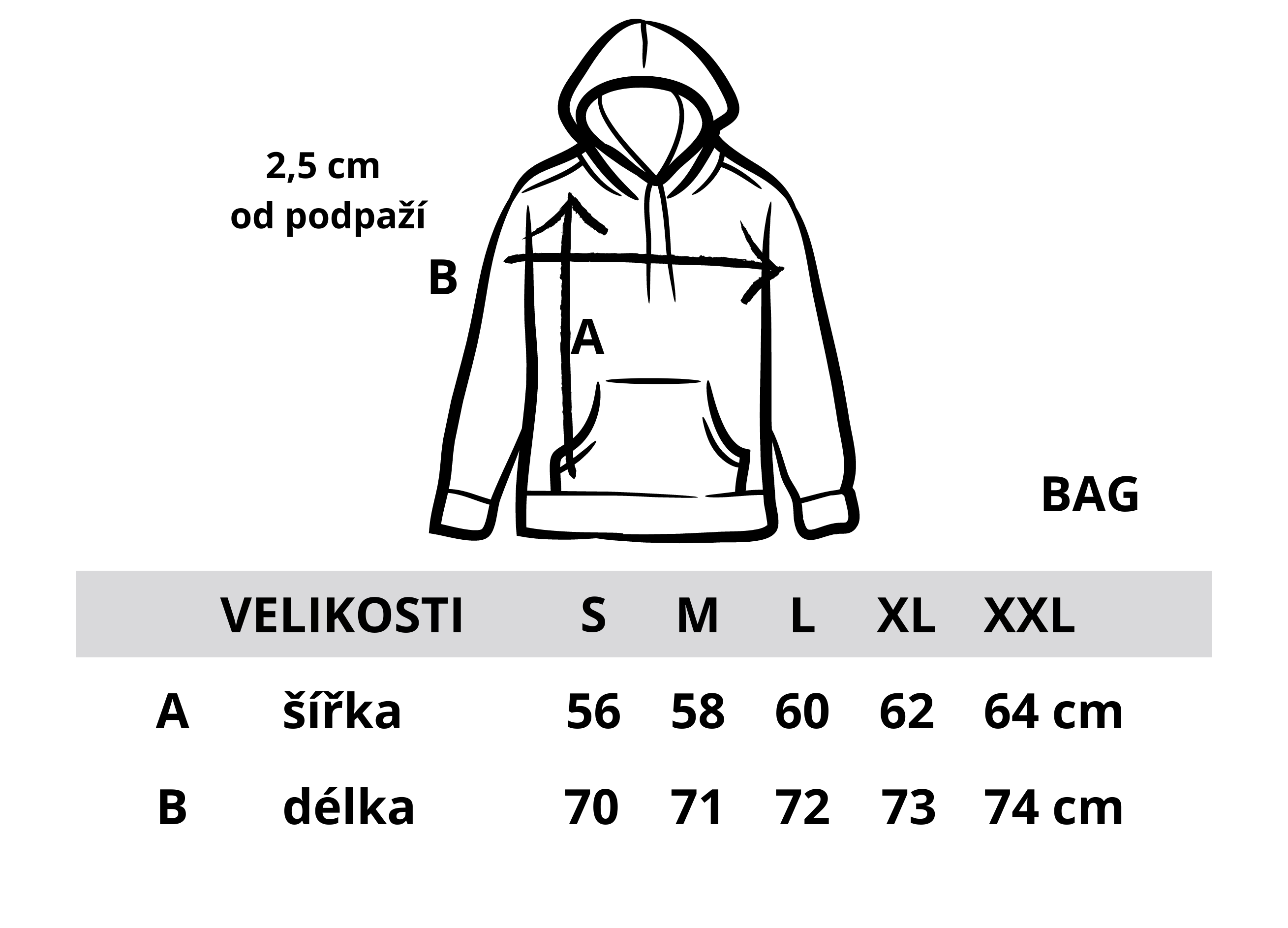 mikina Bag nové